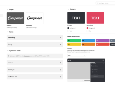 Screenshot of Compozer