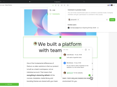 Screenshot of Parta.io