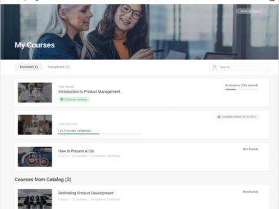 Screenshot of iSpring LMS - Onboarding