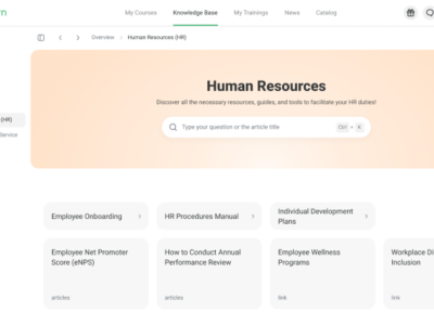 Screenshot of iSpring LMS - Onboarding