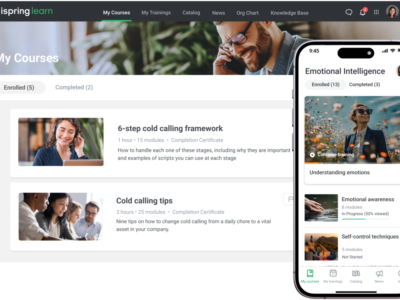 Screenshot of iSpring LMS - Onboarding