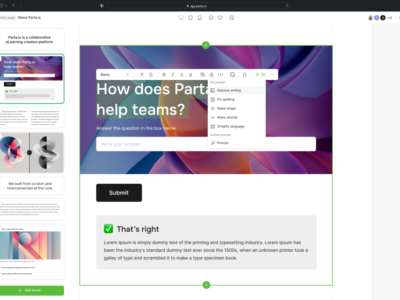 Screenshot of Parta.io