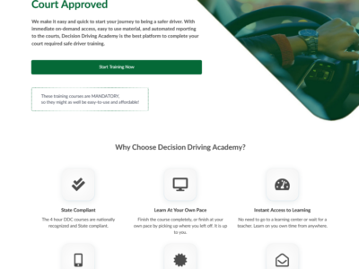 Screenshot of LearningCart