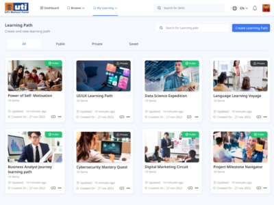 Screenshot of Skills Caravan