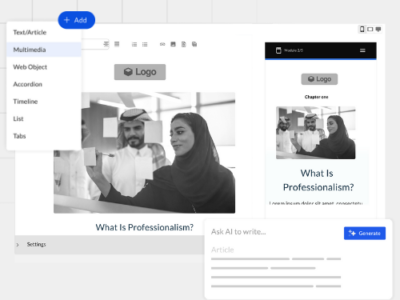 Screenshot of Lumofy