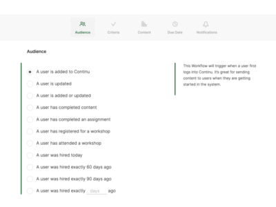 Screenshot of Continu