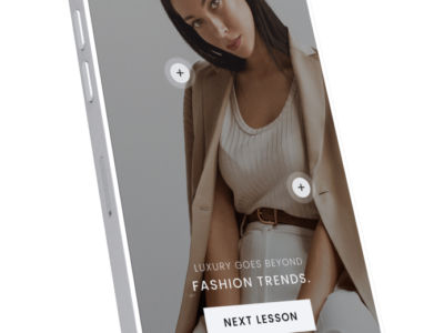 Screenshot of Learning LAB Retail LMS