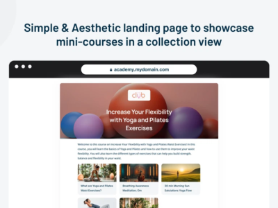 Screenshot of Mini Course Generator