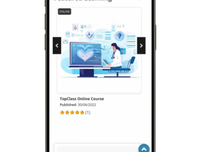 Screenshot of TopClass LMS