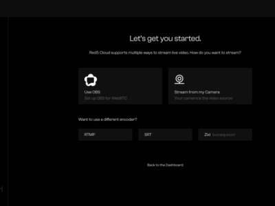 Screenshot of Red5 Cloud
