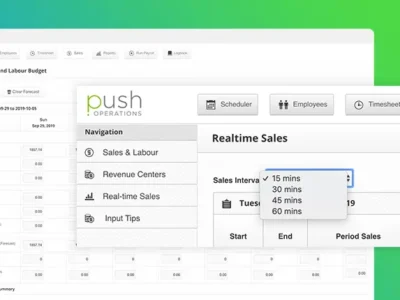 Screenshot of Push Operations