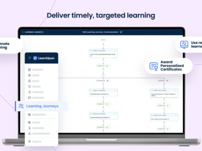 Screenshot of LearnUpon LMS