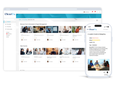 Screenshot of ClearCompany Learning