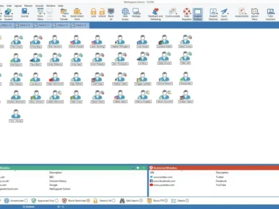 Screenshot of NetSupport School