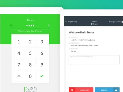 Screenshot of Push Operations
