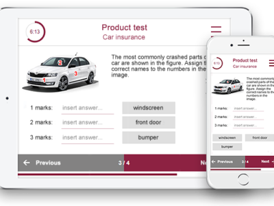 Screenshot of iTutor LMS