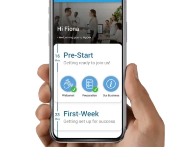 Screenshot of The Induction App