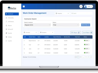 Screenshot of BlueTree