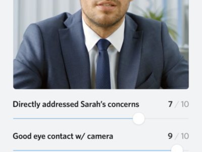 Screenshot of Rehearsal