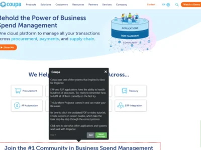 Screenshot of Projector