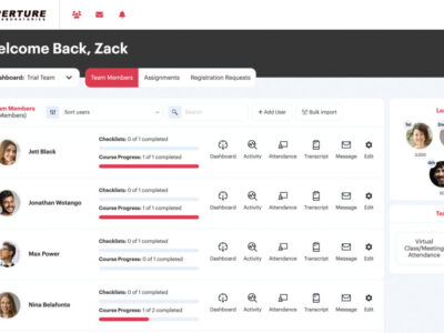 Screenshot of Tovuti LMS