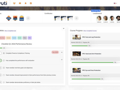 Screenshot of Tovuti LMS