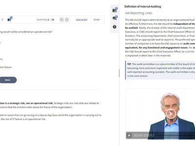 Screenshot of Acadio LMS