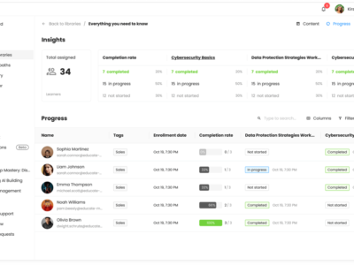 Screenshot of EducateMe