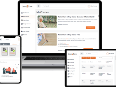 Screenshot of Learn2Care