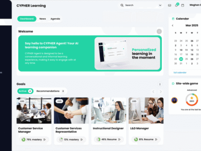 Screenshot of CYPHER Learning