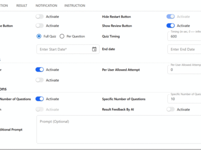 Screenshot of Acadlix LMS