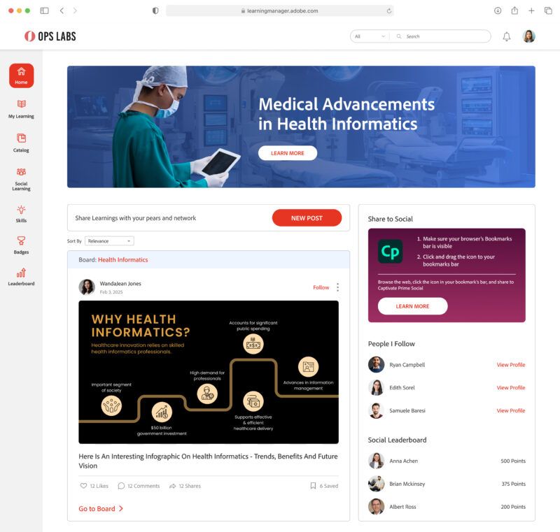Adobe LM - Healthcare - Integrated Learning Solutions