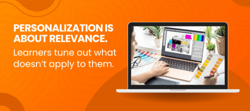 Personalization is about relevance