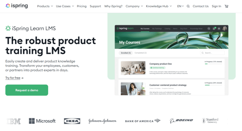 LMS vendor testimonials - iSpring Suite