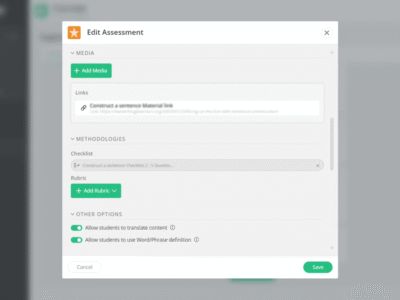 Screenshot of CheckIT LMS
