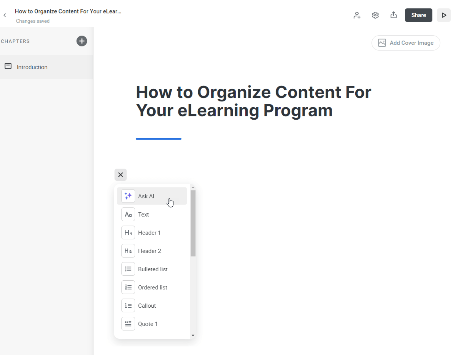 How to organize content for your eLearning program