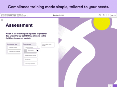 Screenshot of Valamis Learning Solution