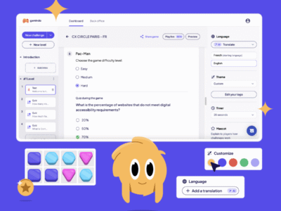 Screenshot of Gamindo Builder