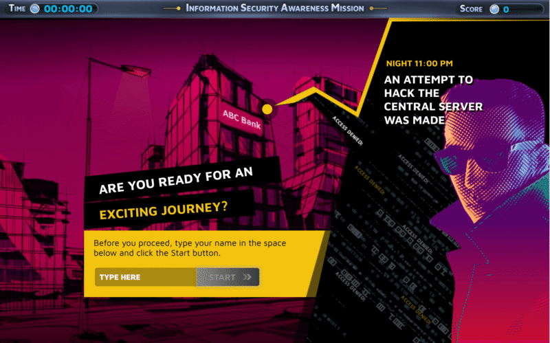 Gamification Education: Information Security Demo