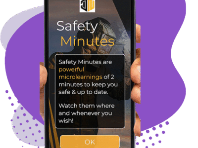 Screenshot of LesLinq microlearning platform