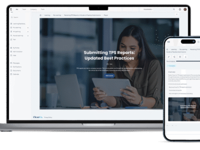 Screenshot of ClearCompany Learning
