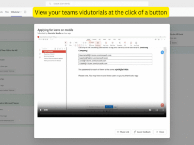 Screenshot of Vidutorial