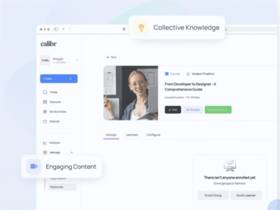 Screenshot of Calibr.AI