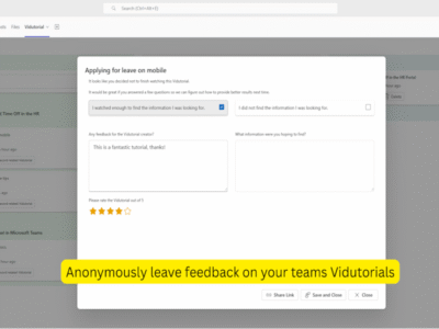 Screenshot of Vidutorial