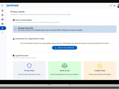 Screenshot of TechClass