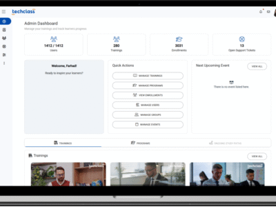 Screenshot of TechClass