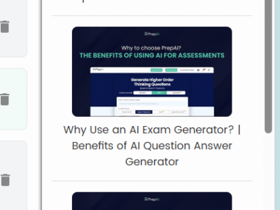 Screenshot of PrepAI