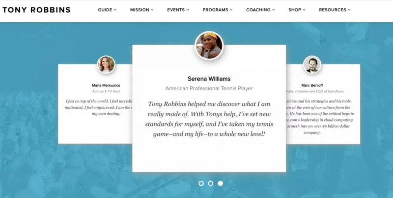 Influencer review example