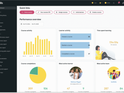 Screenshot of GoSkills