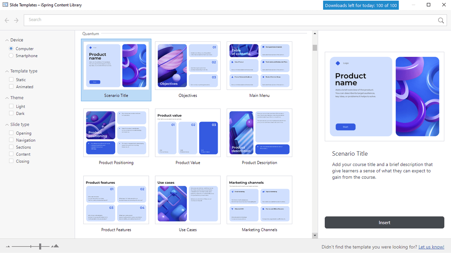 Product training course creation example